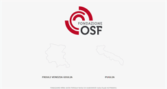 Desktop Screenshot of fondazioneosf.it